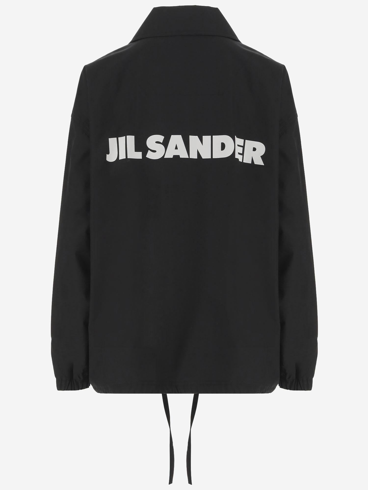 GIACCA IN COTONE CON LOGO J04AM0001 J45026001 JIL SANDER