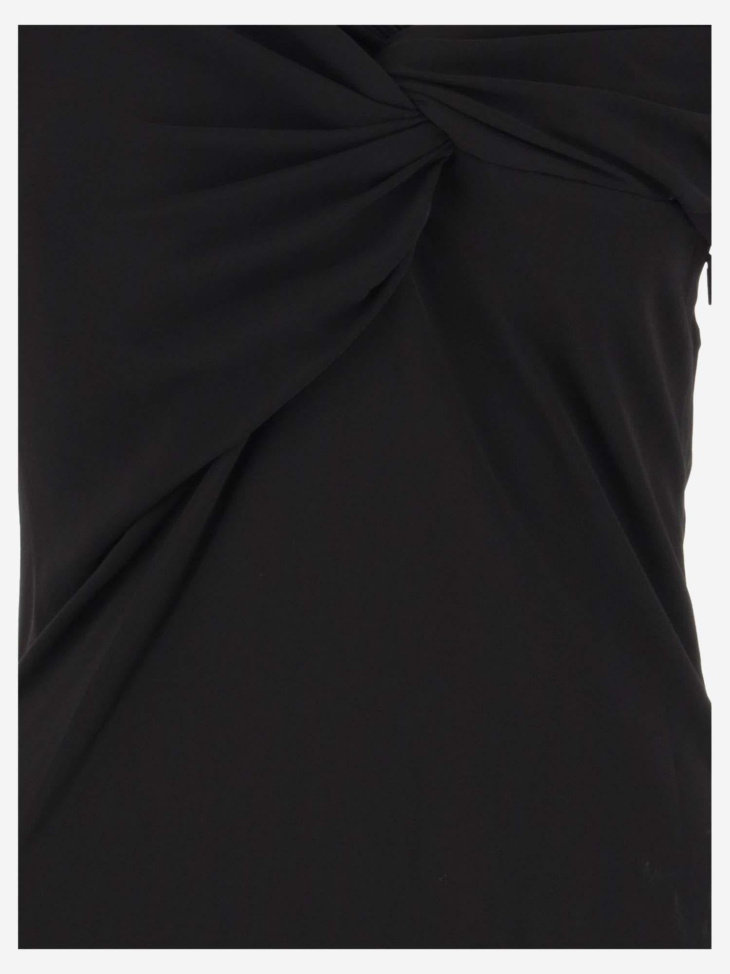 ABITO ASIMMETRICO IN VISCOSA 753164 Y7F931000 SAINT LAURENT