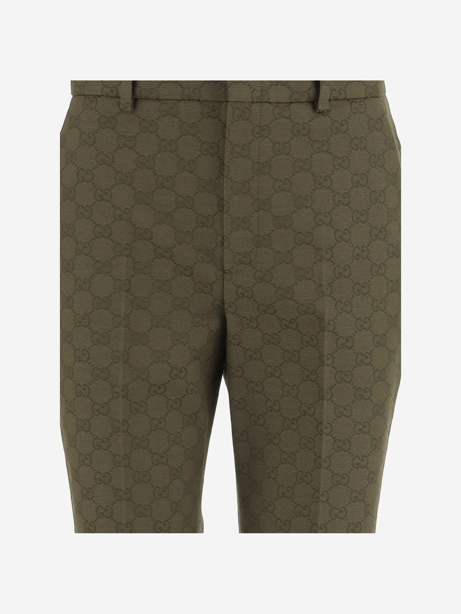PANTALONI IN TESSUTO GG 837435 Z7ADE3602 GUCCI