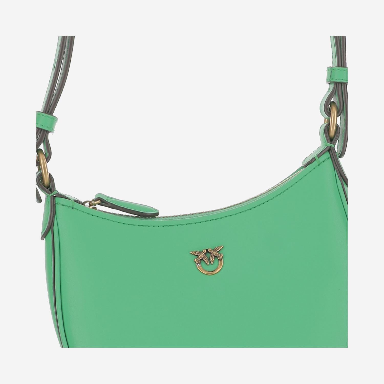 BORSA A SPALLA BABY HALF MOON IN PELLE 103538 A0F1U59Q PINKO