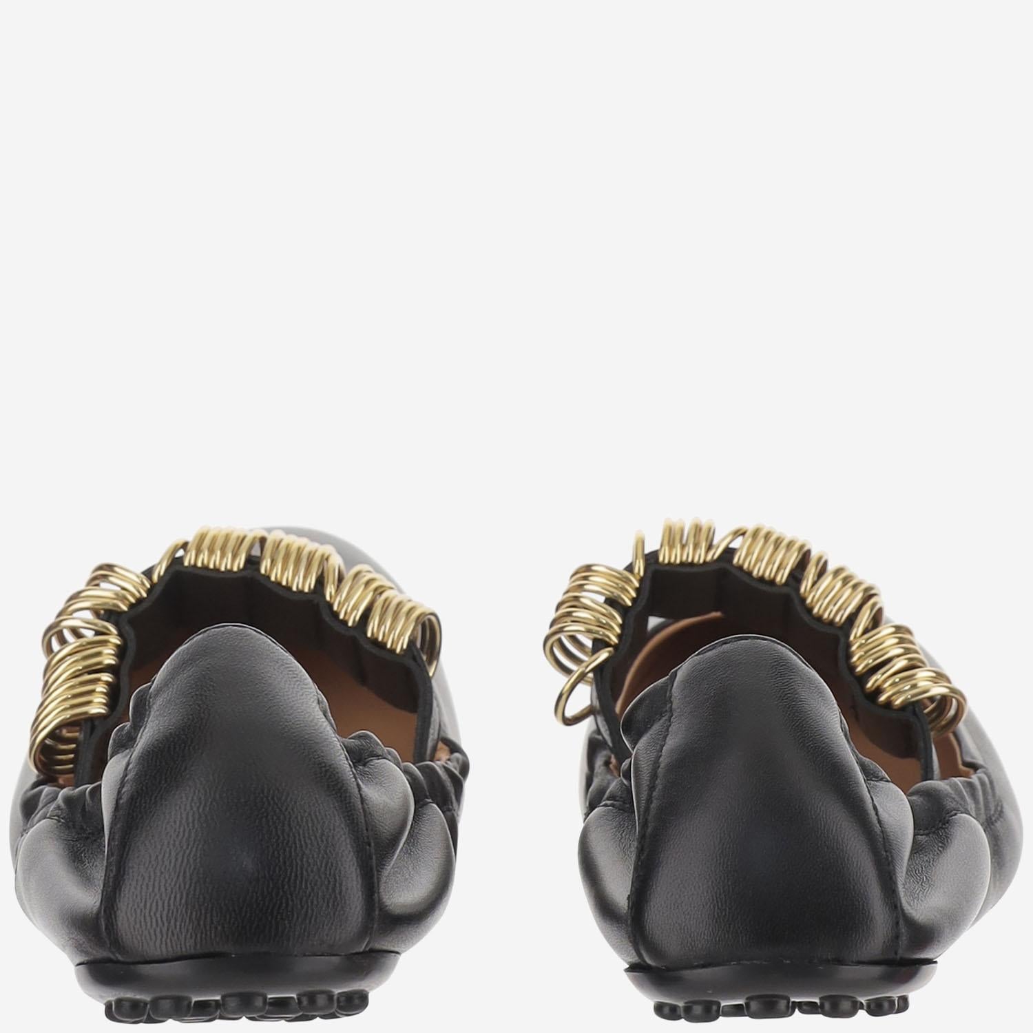 BALLERINA IN NAPPA CON ANELLI XXW0HI0JJ10 U1OB999 TODS
