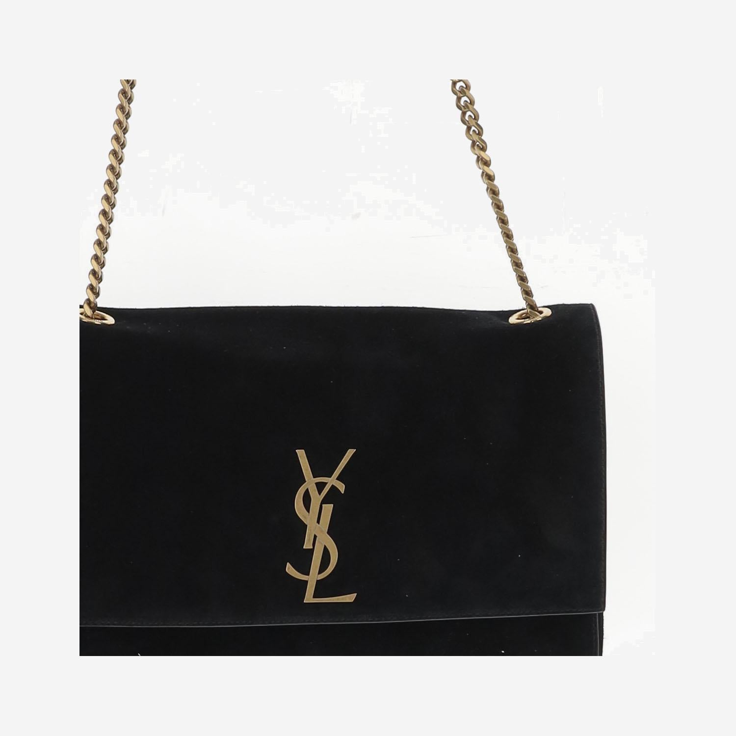 BORSA KATE MEDIA REVERSIBILE IN SUÈDE 553804 0UD7W1000 SAINT LAURENT