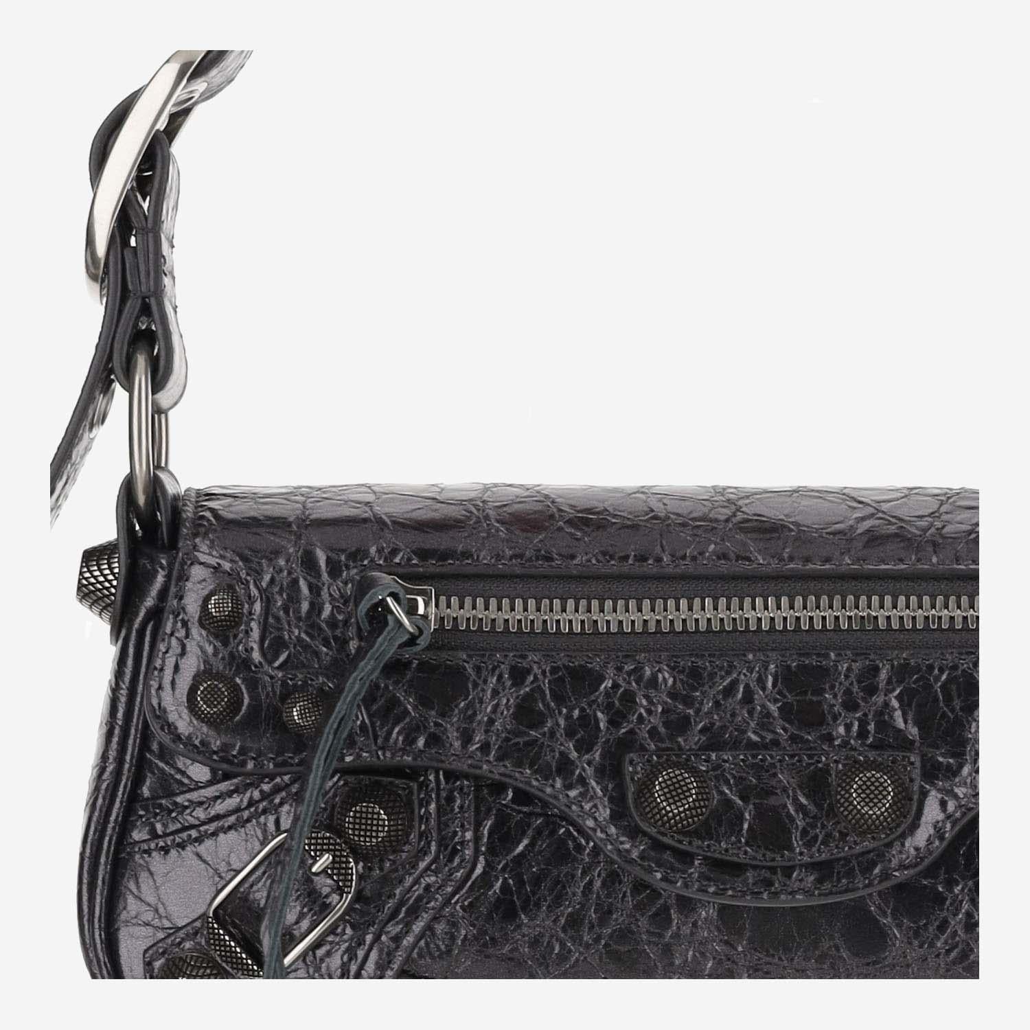 BORSA A SPALLA LE CAGOLE SLING XS IN PELLE 771670 0GT3Y1314 BALENCIAGA