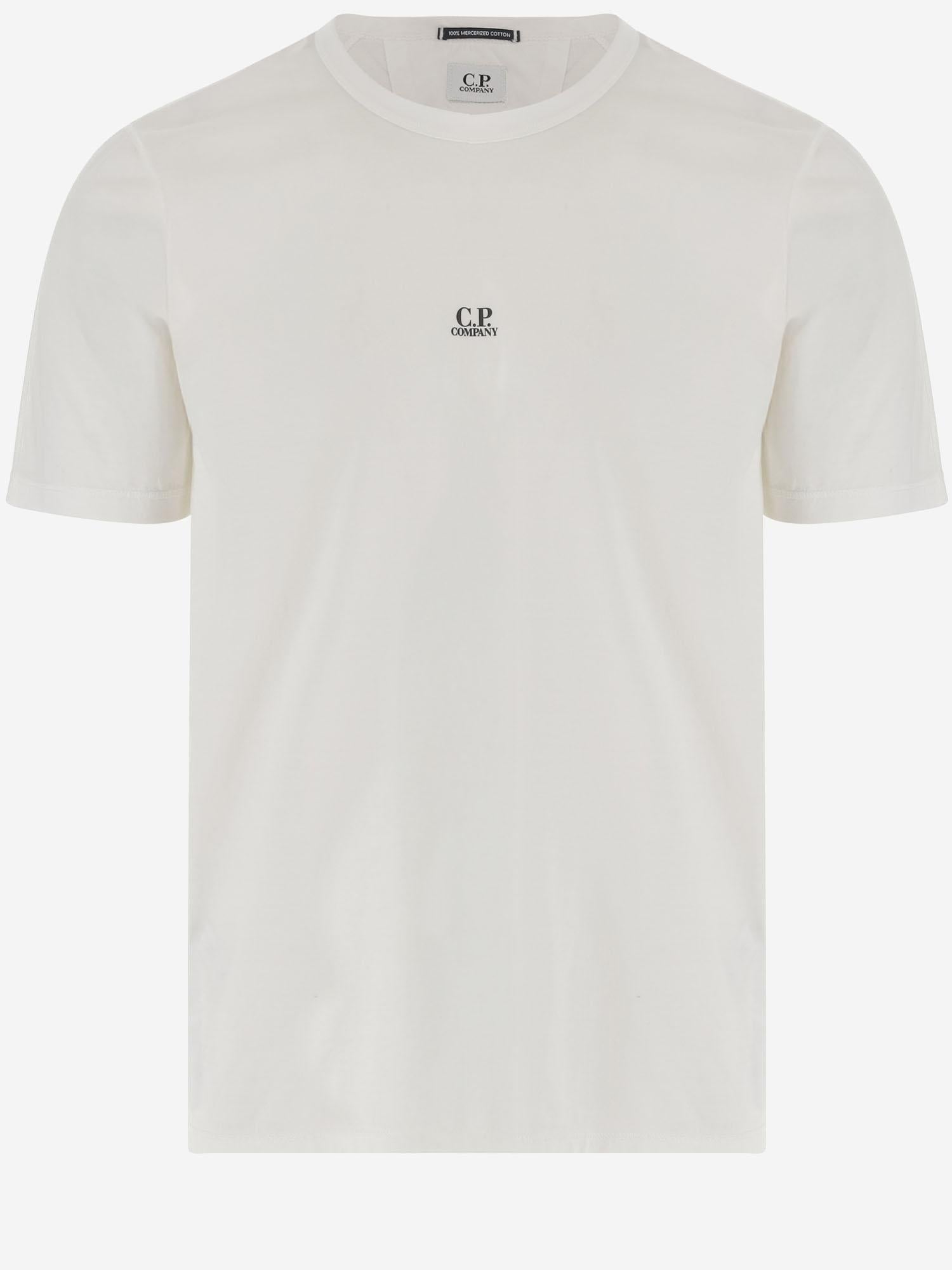 T-SHIRT IN COTONE CON LOGO 18CMTS088A006374G 103 CP COMPANY