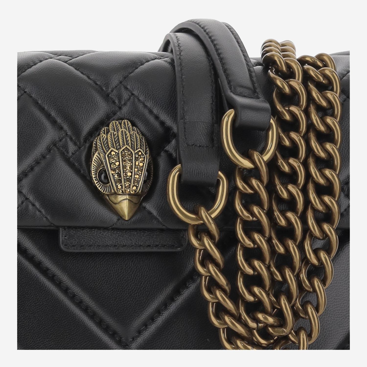 Borsa kensington in pelle<BR/><BR/> 1470400109 BLACK KURT GEIGER