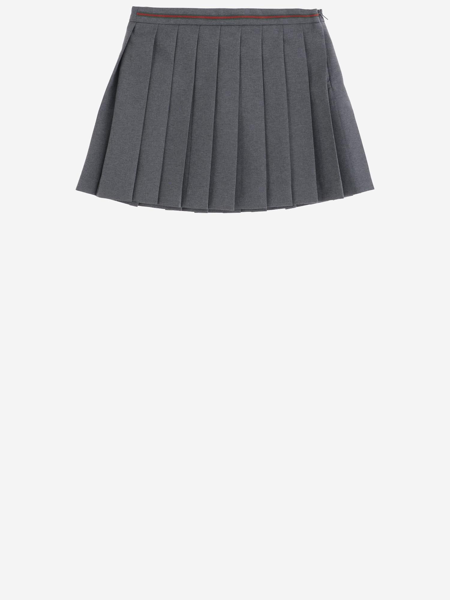 GONNA A PIEGHE IN LANA 828488 XWA1Z1401 GUCCI KIDS