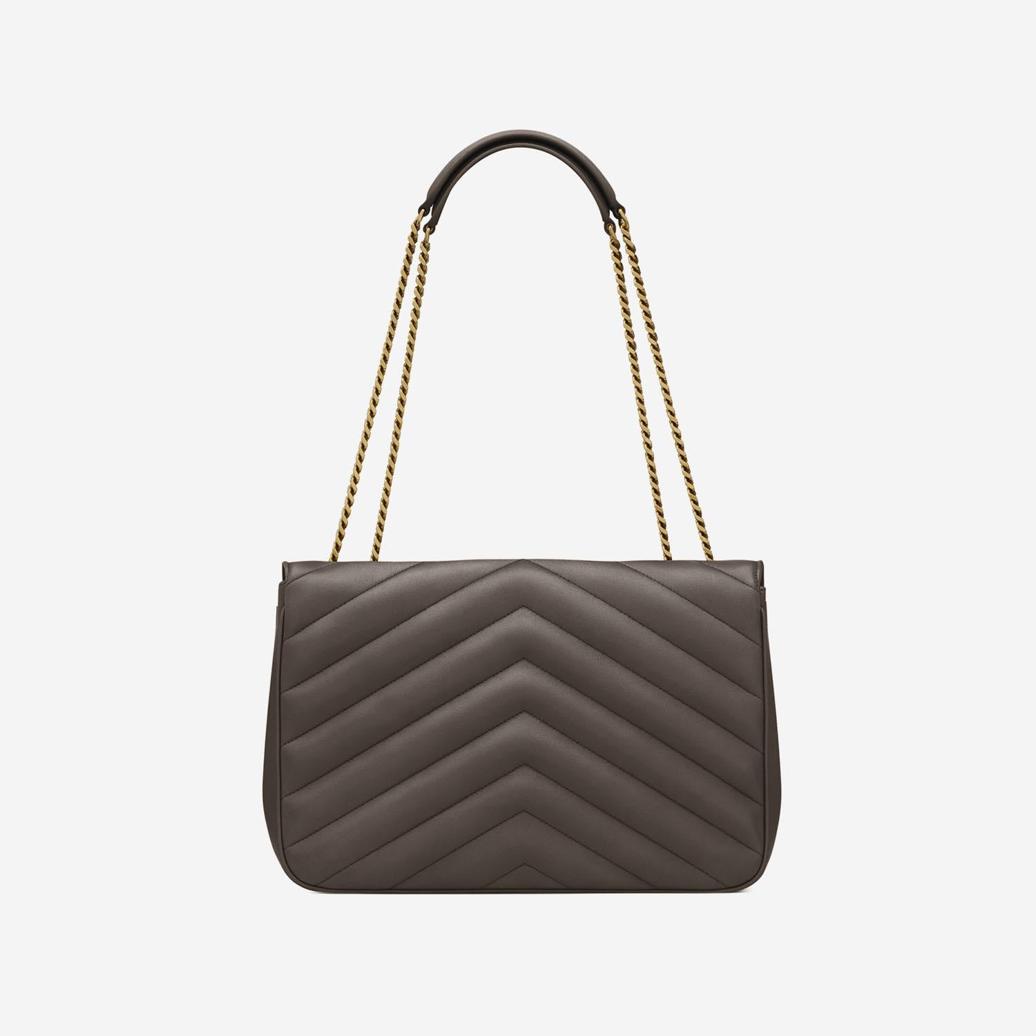 LOULOU LARGE IN PELLE DI AGNELLO TRAPUNTATA 803541 AAEAX1997 SAINT LAURENT