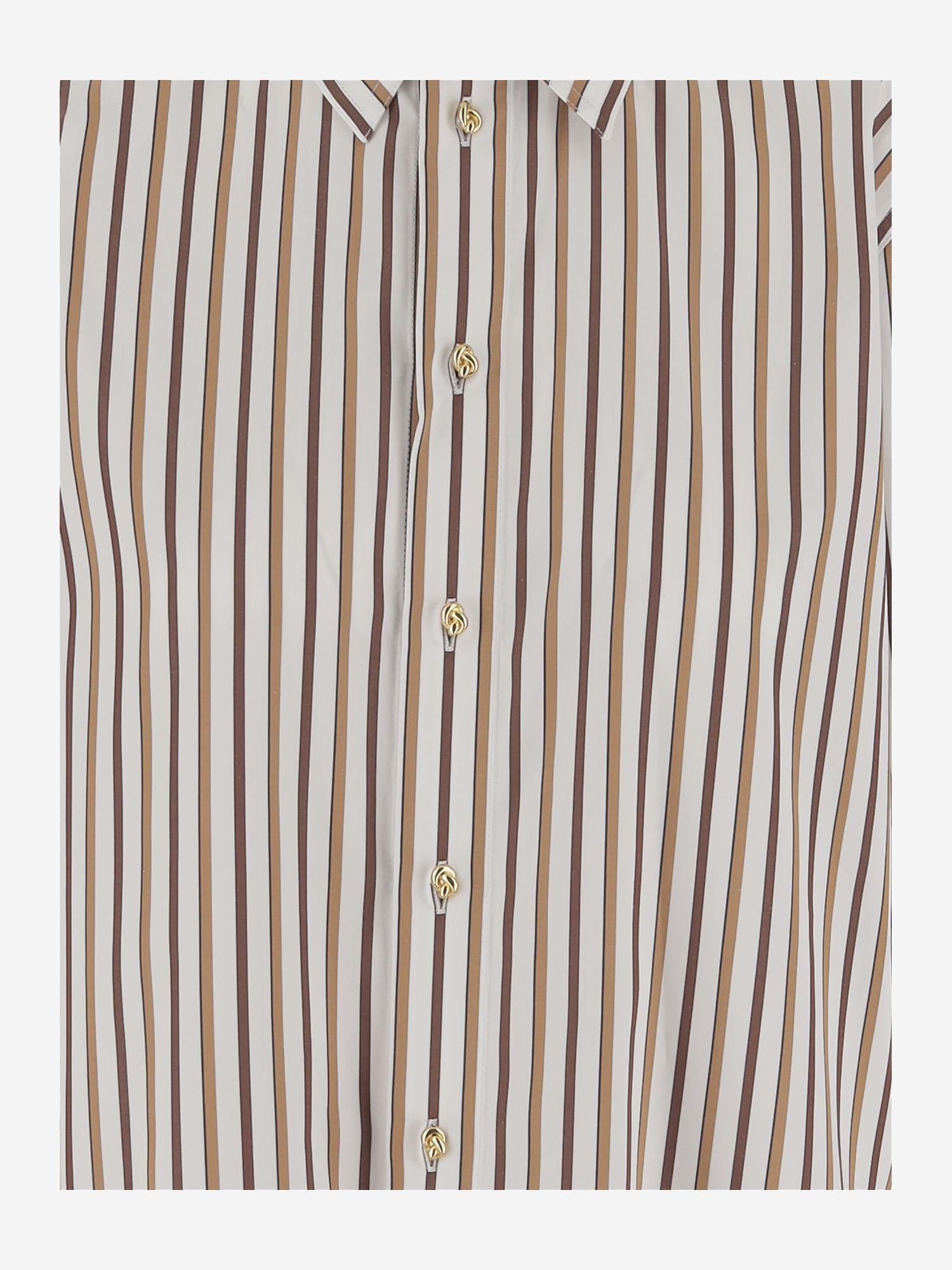 CAMICIA A RIGHE IN COTONE 838420 V5PL09070 BOTTEGA VENETA