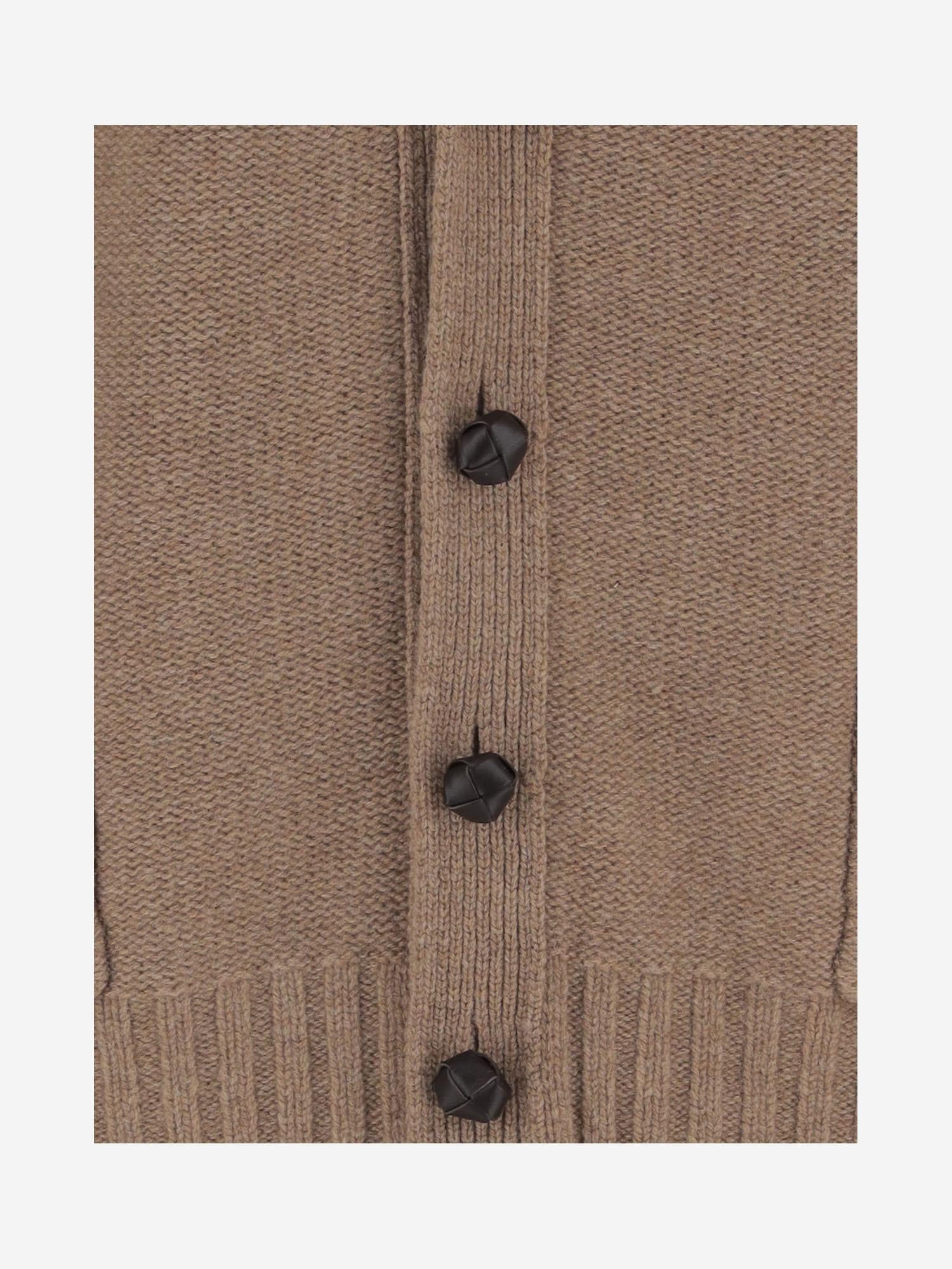 CARDIGAN IN LANA 835396 V5LS02343 BOTTEGA VENETA