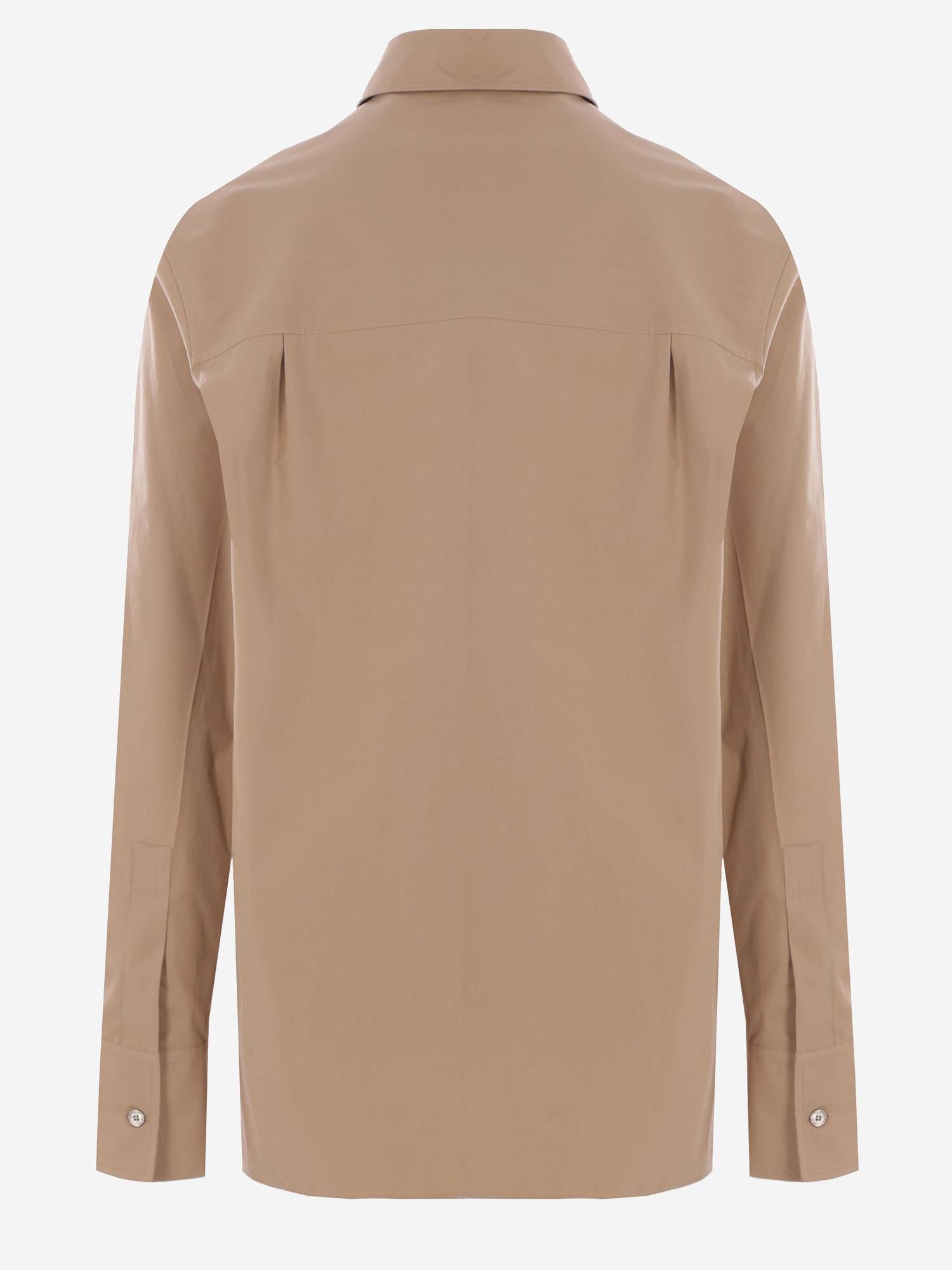 CAMICIA IN POPELINE CON LOGO IN RILIEVO 823830 Z7AMD2319 GUCCI
