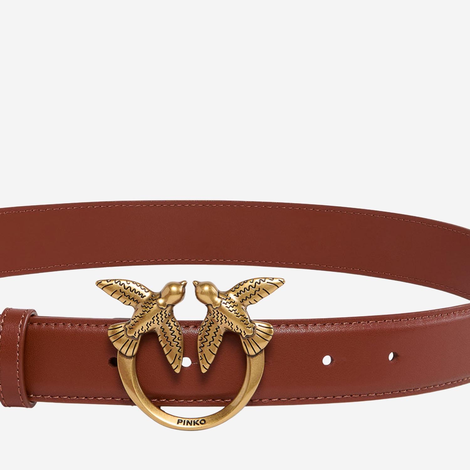 CINTURA IN PELLE CON LOGO 100120 A0F1L84Q PINKO