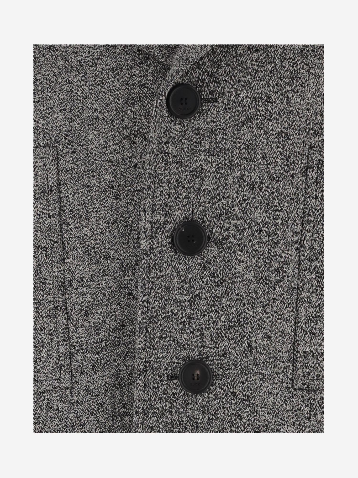 GIACCA IN LANA E COTONE 850130 Z7AXO9024 GUCCI