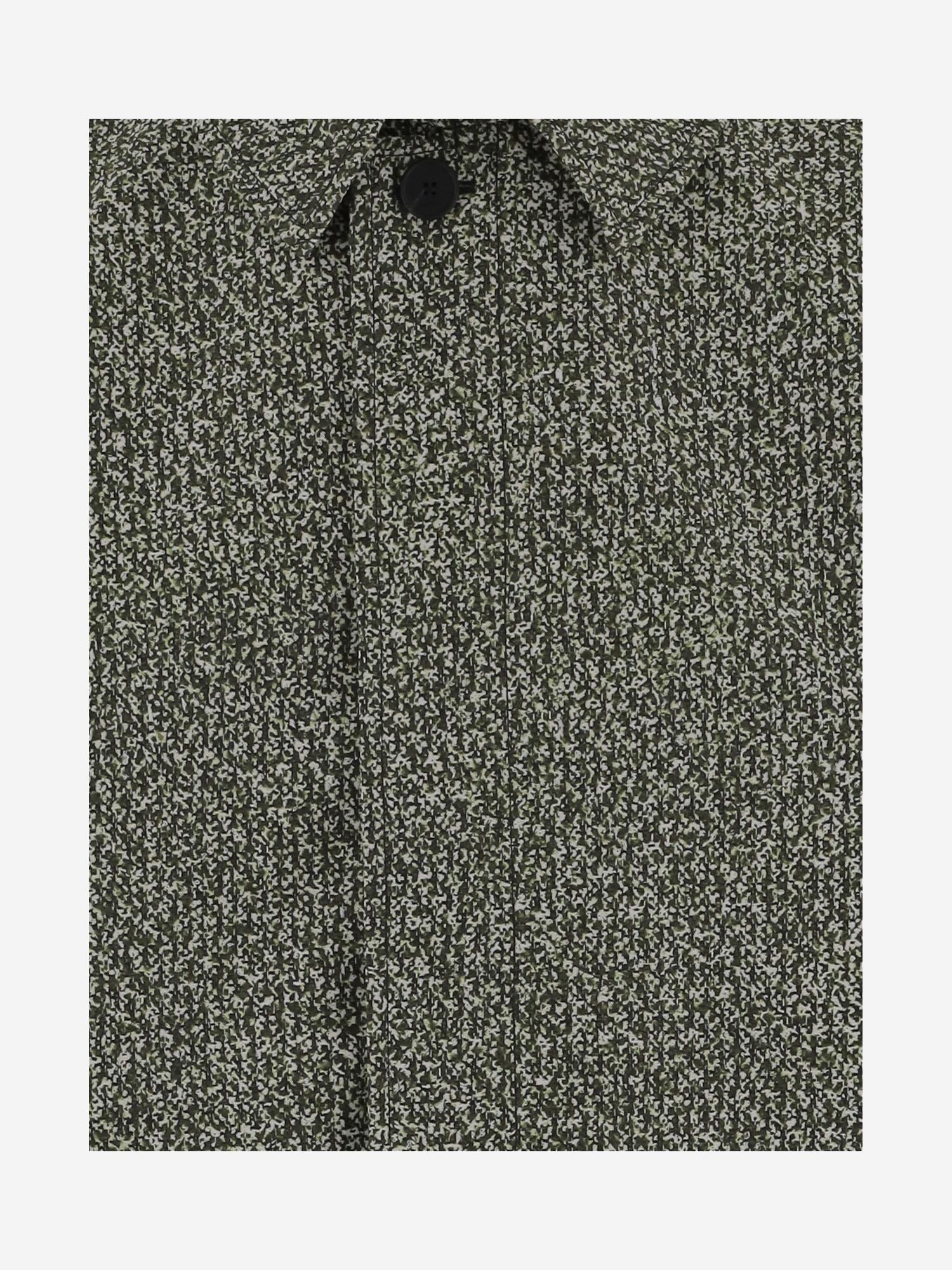 Cappotto in popeline di nylon con stampa bouclé 844211 Z7AYS3088 GUCCI