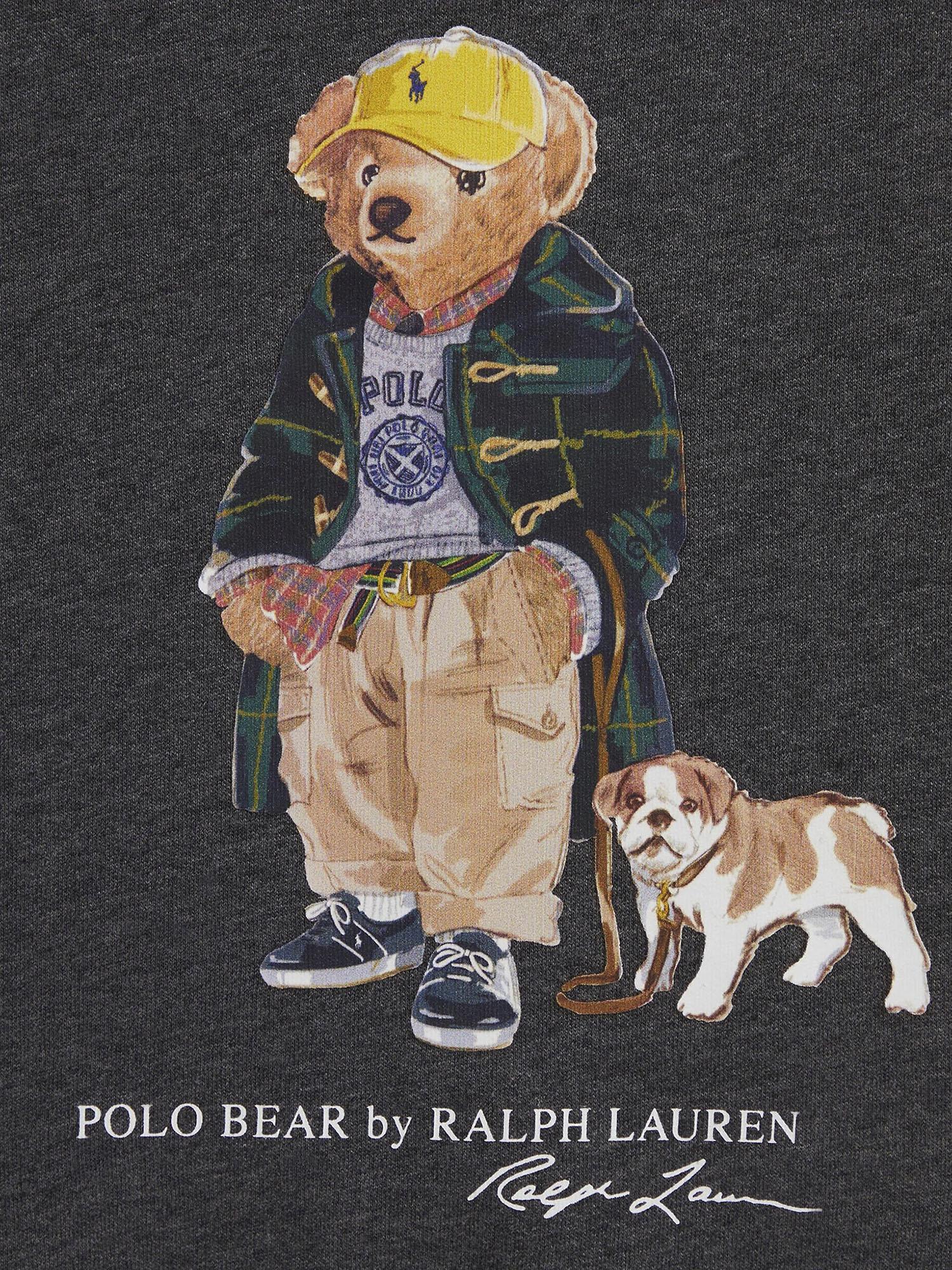 MAGLIA IN COTONE CON STAMPA POLO BEAR 322979490 001 POLO RALPH LAUREN KIDS