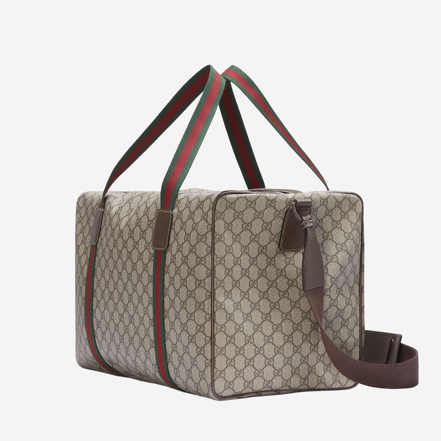 BORSA DA VIAGGIO CON DETTAGLIO WEB 758664 FACK79768 GUCCI
