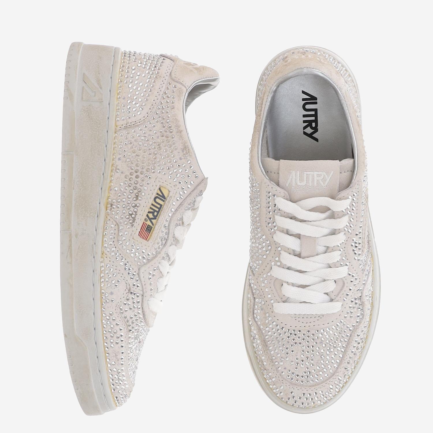 SNEAKERS MEDALIST LOW 'CRYSTAL' AULWNA01 WHITE AUTRY