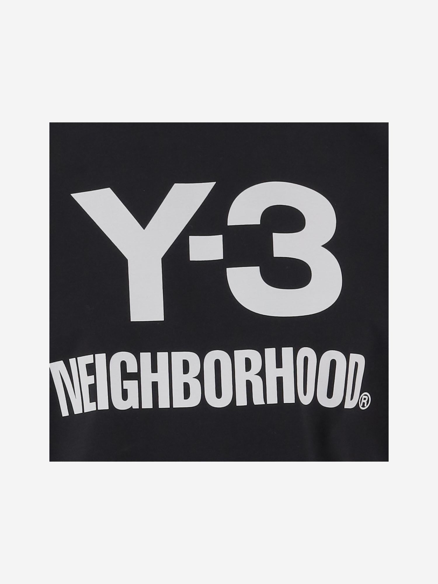 T-SHIRT ADIDAS Y-3 X NEIGHBORHOOD X DAINESE IN COTONE JW6999 BLACK ADIDAS Y3 X NBDH X DAINESE