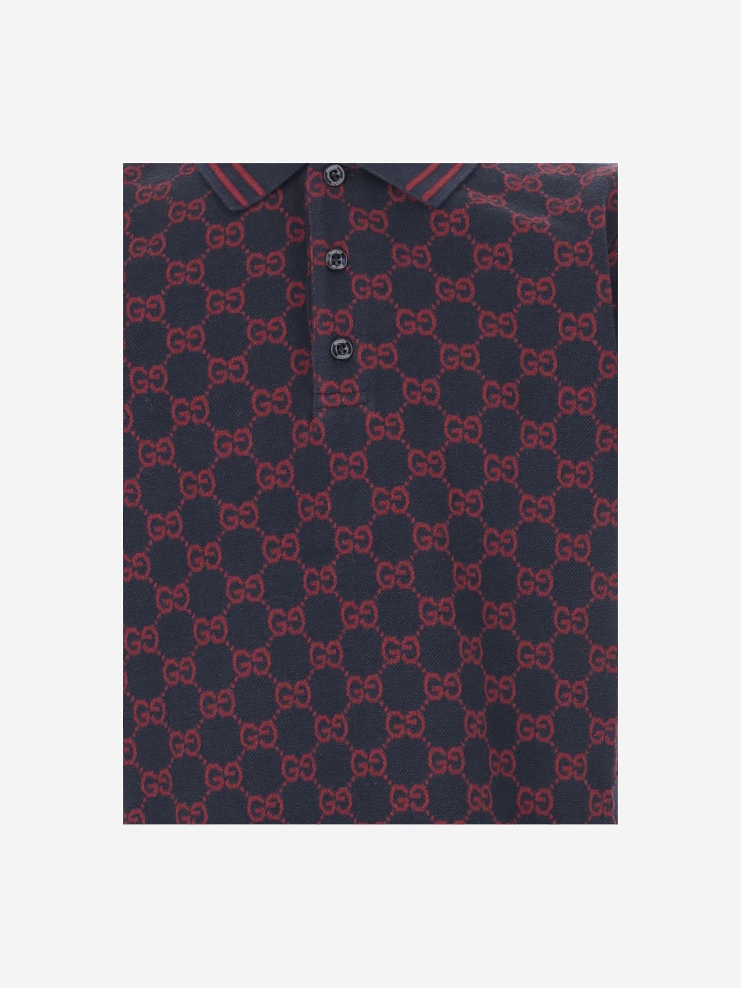 POLO IN COTONE GG 825157 XJHBA4390 GUCCI KIDS