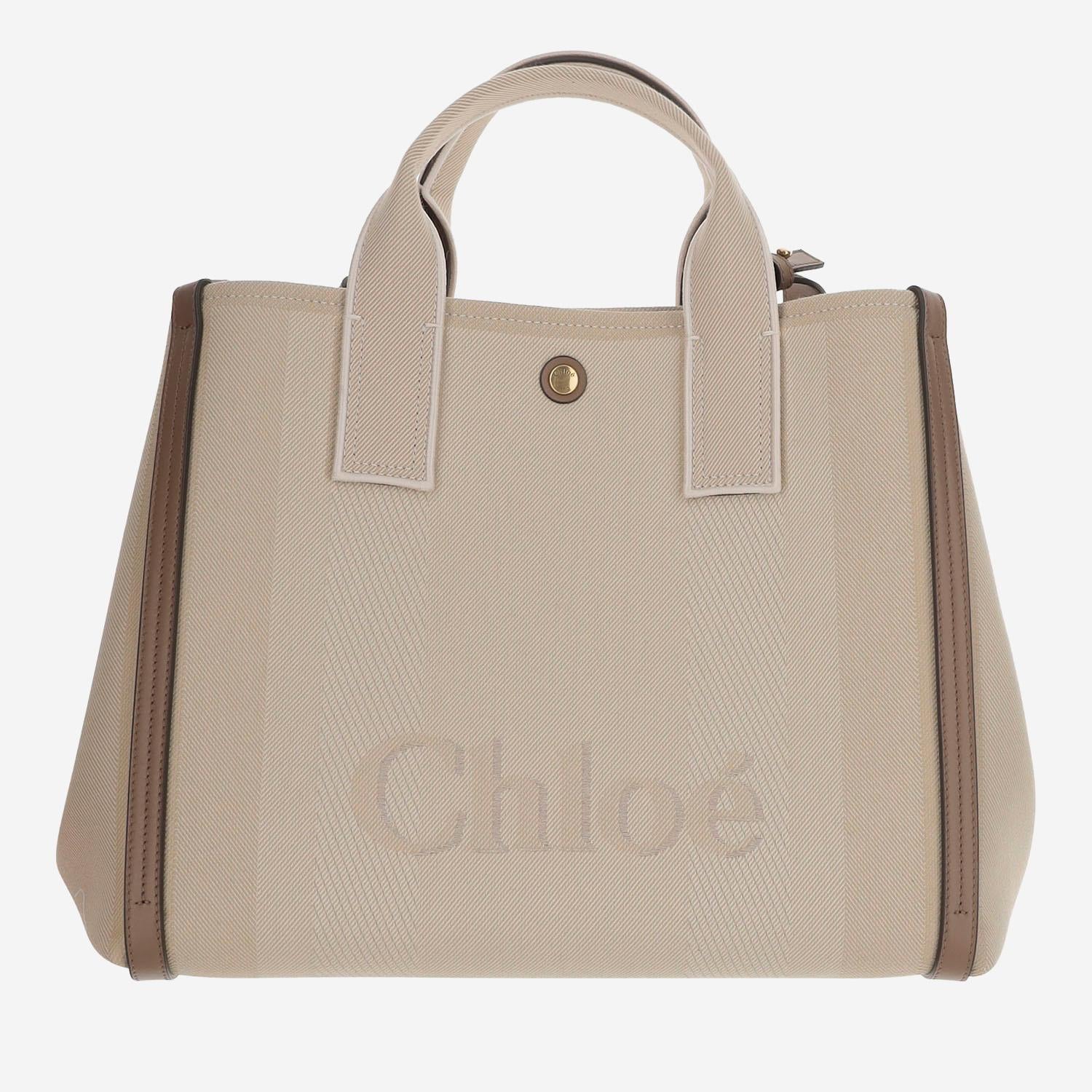 TOTE BAG CHLOÉ CARRY IN TELA CHC25SS910O65 23N CHLOE