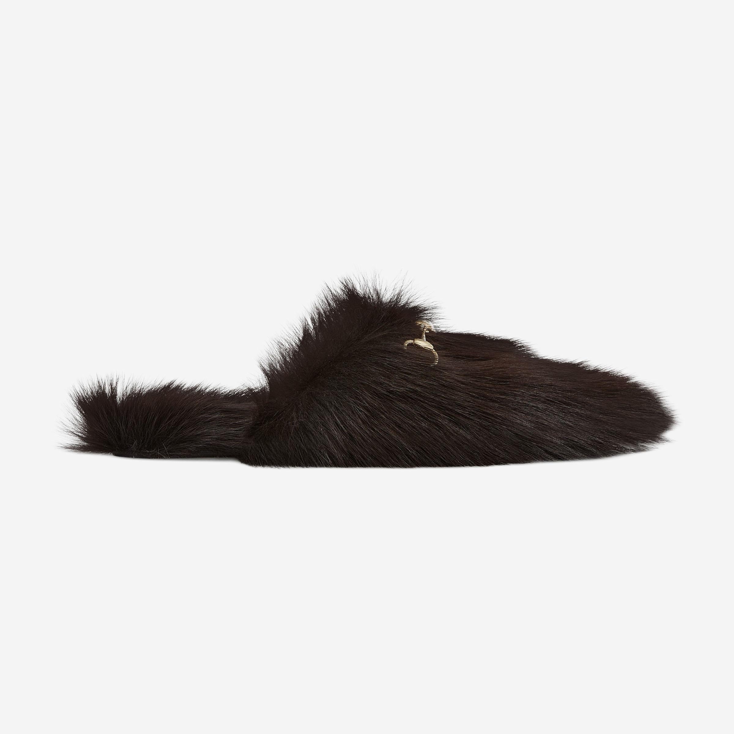 SABOT CON MORSETTO IN SHEARLING 850378 AAFPY2047 GUCCI
