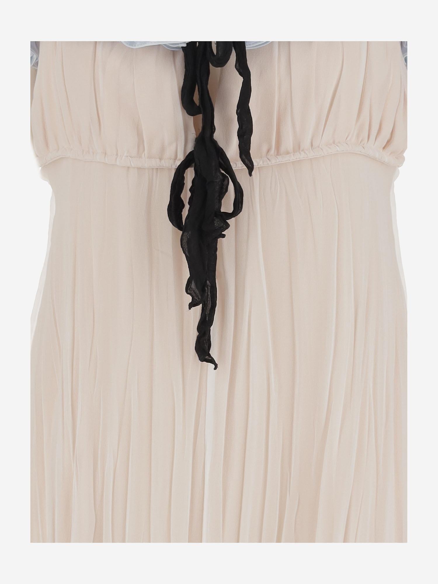 Abito corto in seta J03CT0488 J55081103 JIL SANDER