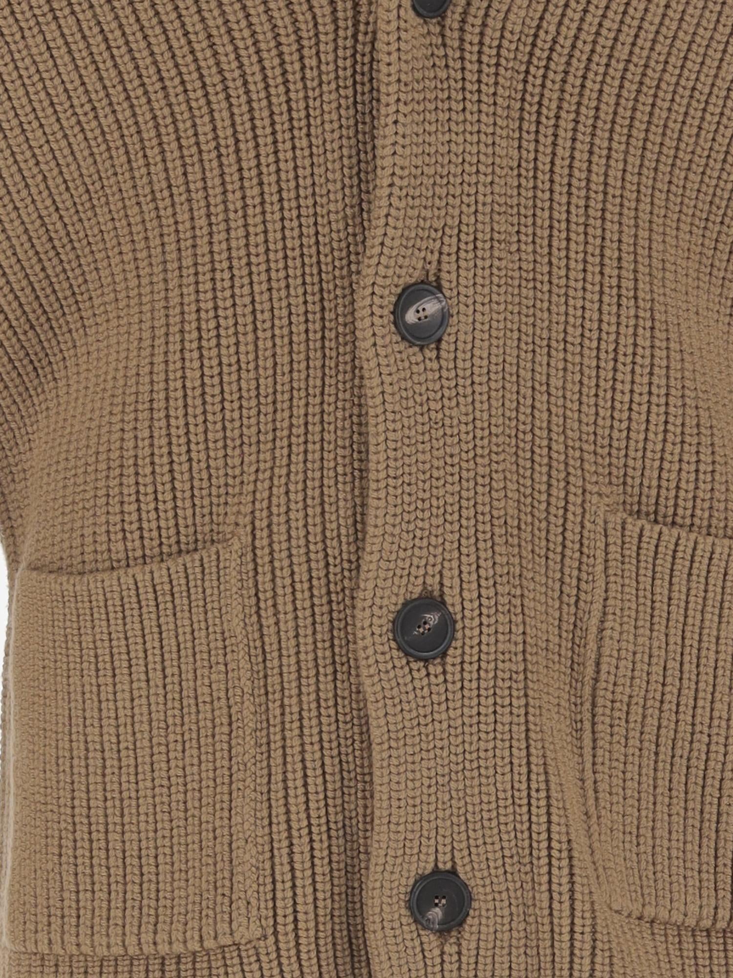 CARDIGAN JACKSON IN LANA STRETCH JACKSON PWI2501CAMEL TAGLIATORE