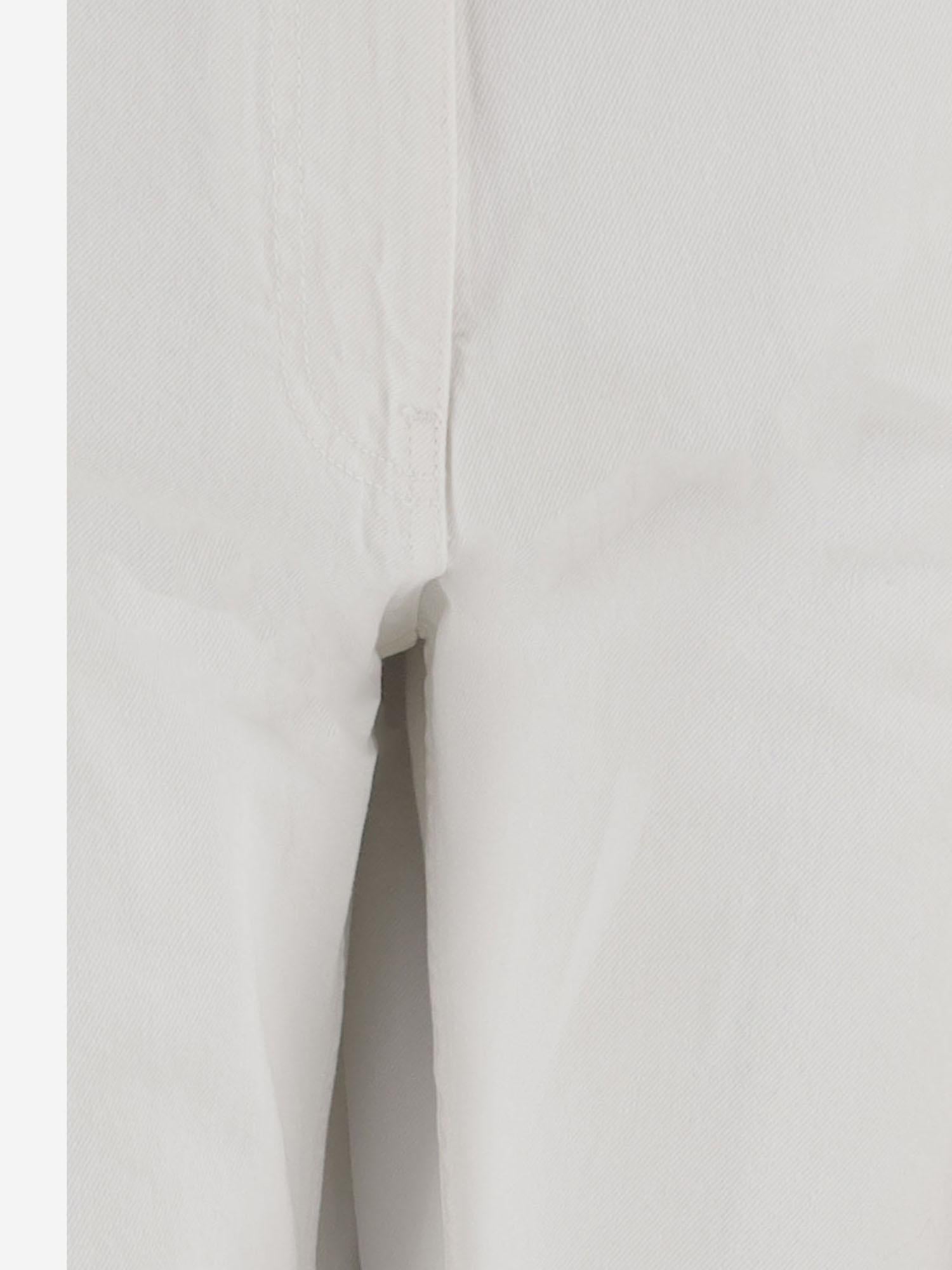 PANTALONI NAOMI IN COTONE CON CINTURA IN PELLICCIA WTR38S DWB01W008W008 DARKPARK