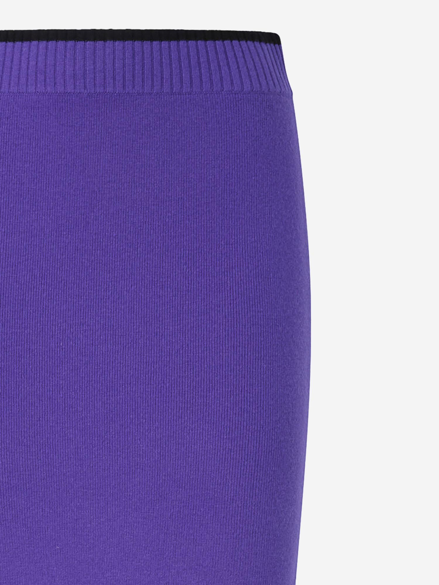 Gonna a tubino in maglia stretch 105489 A2Q9W21 PINKO
