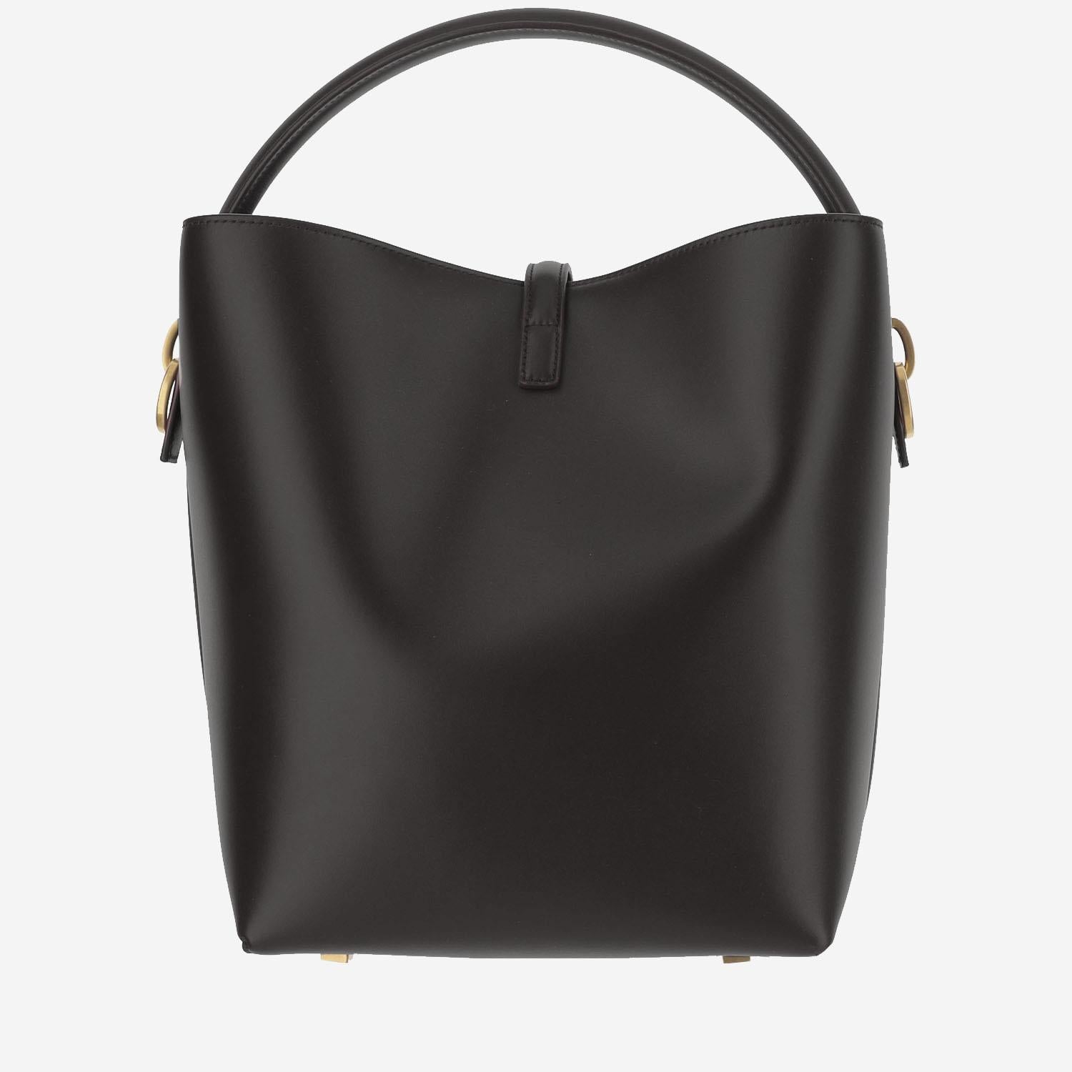 BORSA LE 37 IN PELLE LUCIDA 742828 2R20W1997 SAINT LAURENT