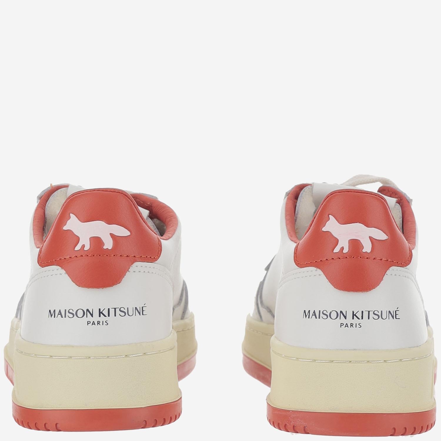 SNEAKERS LOW MEDIALIST MAISON KITSUNÉ x AUTRY AULWMK02 WHTRED AUTRY