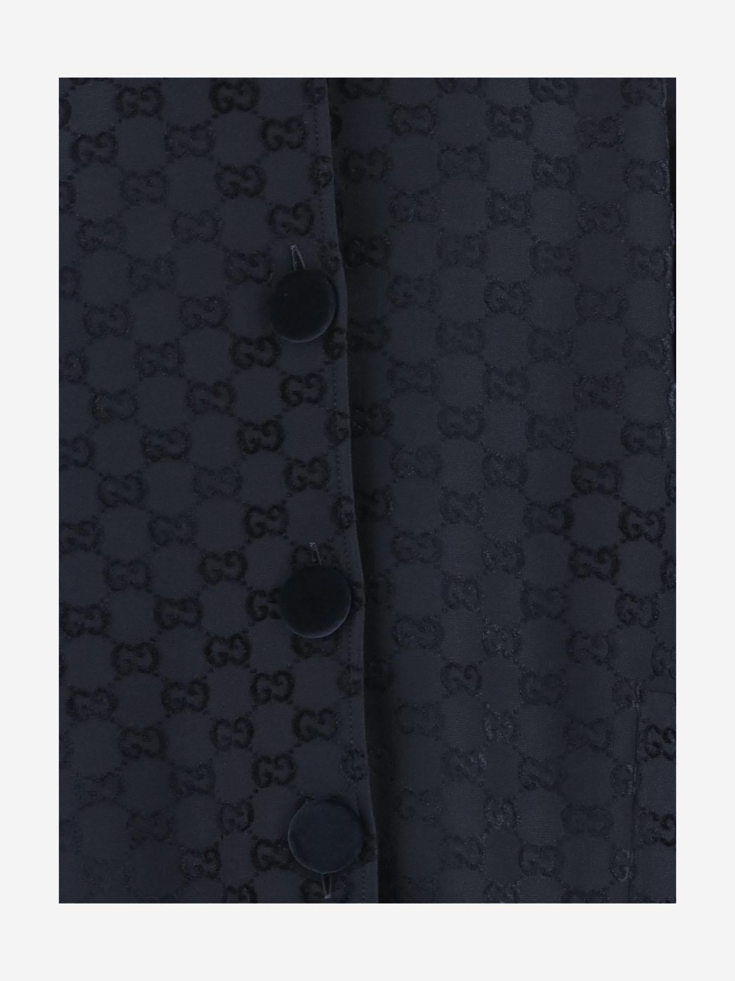 GIACCA IN VISCOSA STRETCH CON MOTIVO GG 828849 XJHD54215 GUCCI KIDS