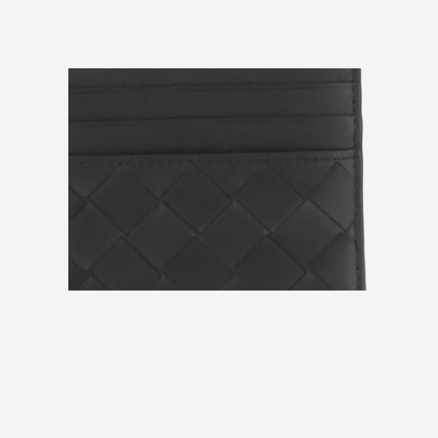 PORTACARTE INTRECCIATO IN PELLE 795612 VCPQ38803 BOTTEGA VENETA
