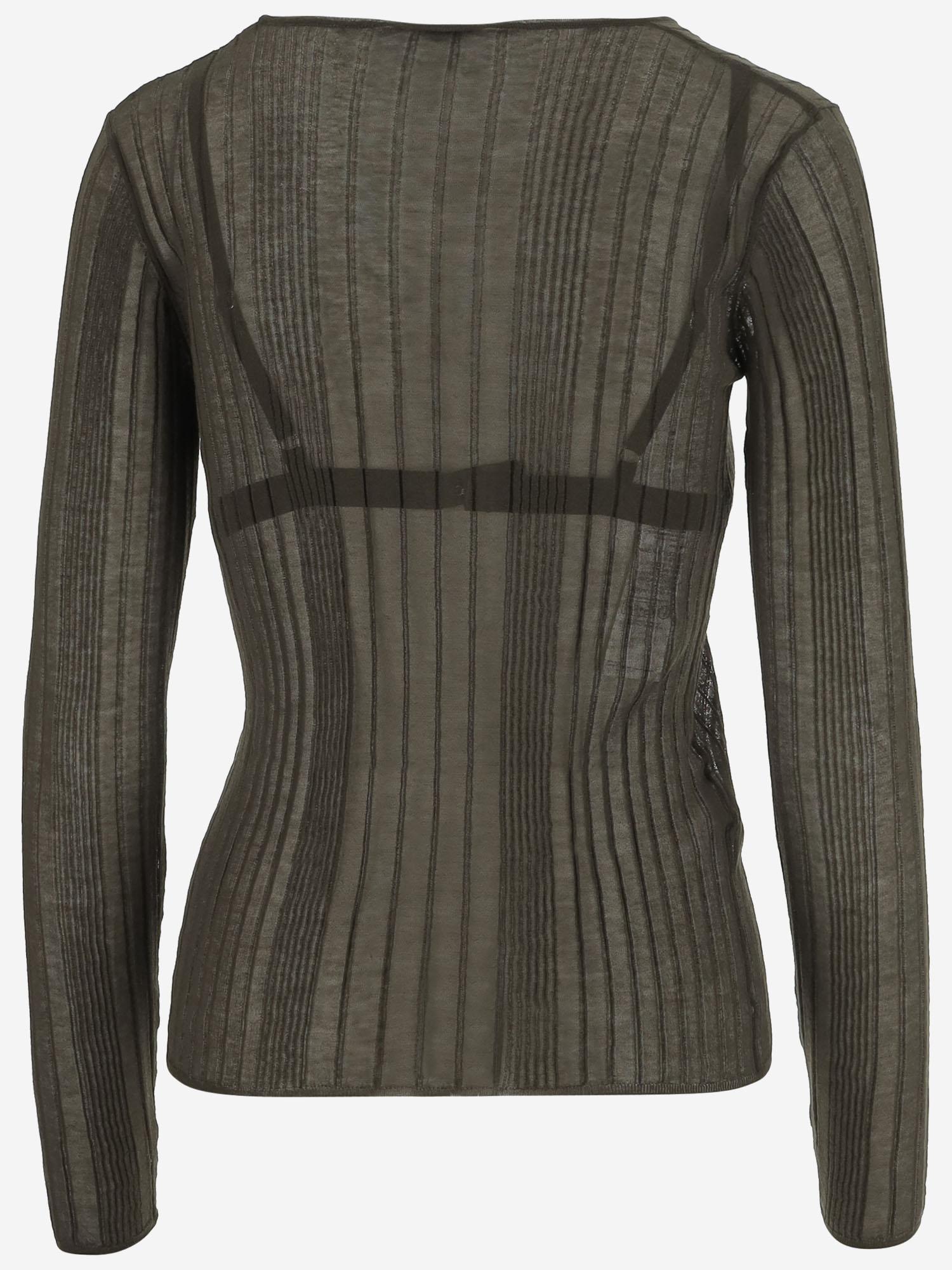 MAGLIA A MANICHE LUNGHE CON BRALETTE 102977 A1NDX18 PINKO