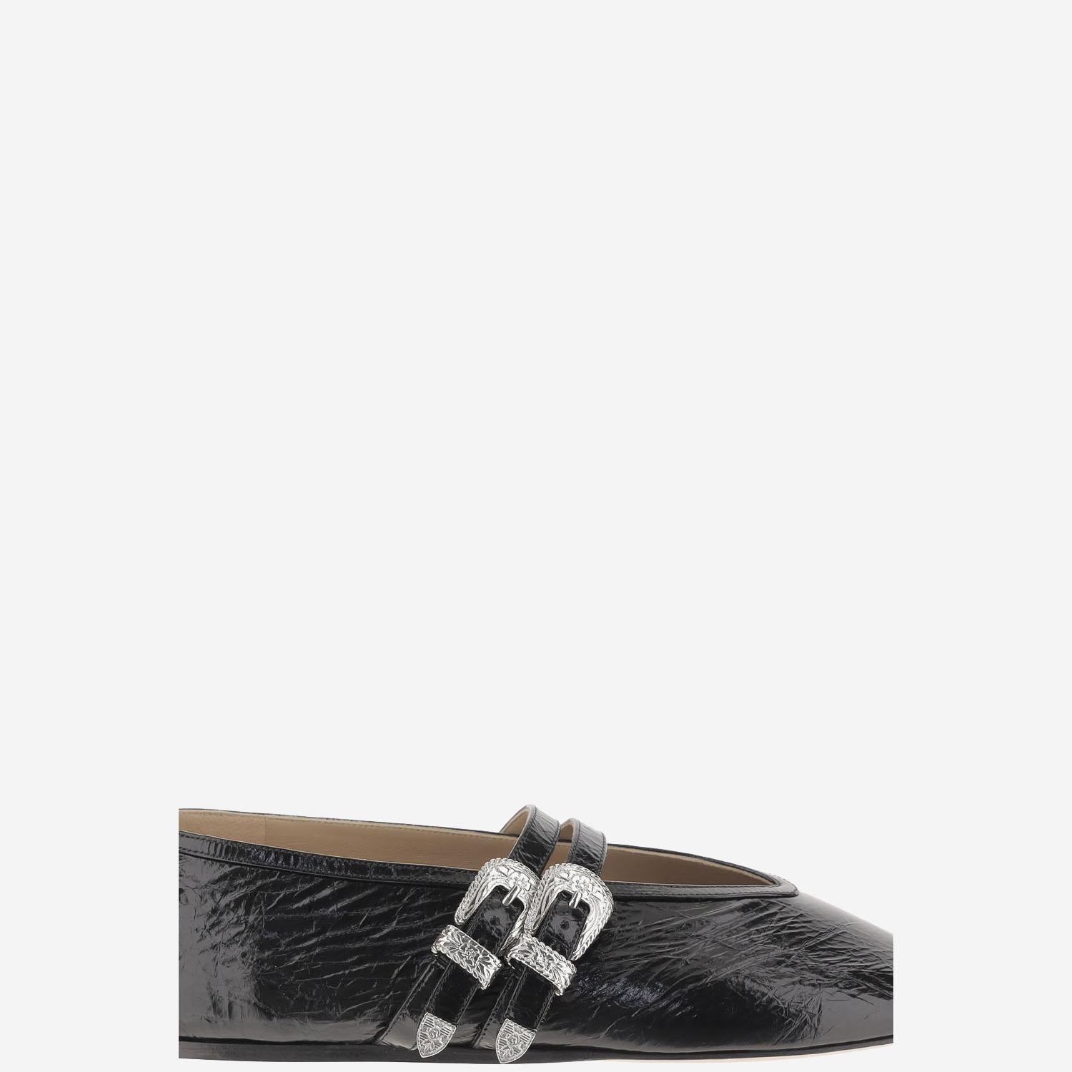BALLERINE CLAUDIA IN PELLE LAMINATA BCSNPLBLA BLA LE MONDE BERYL