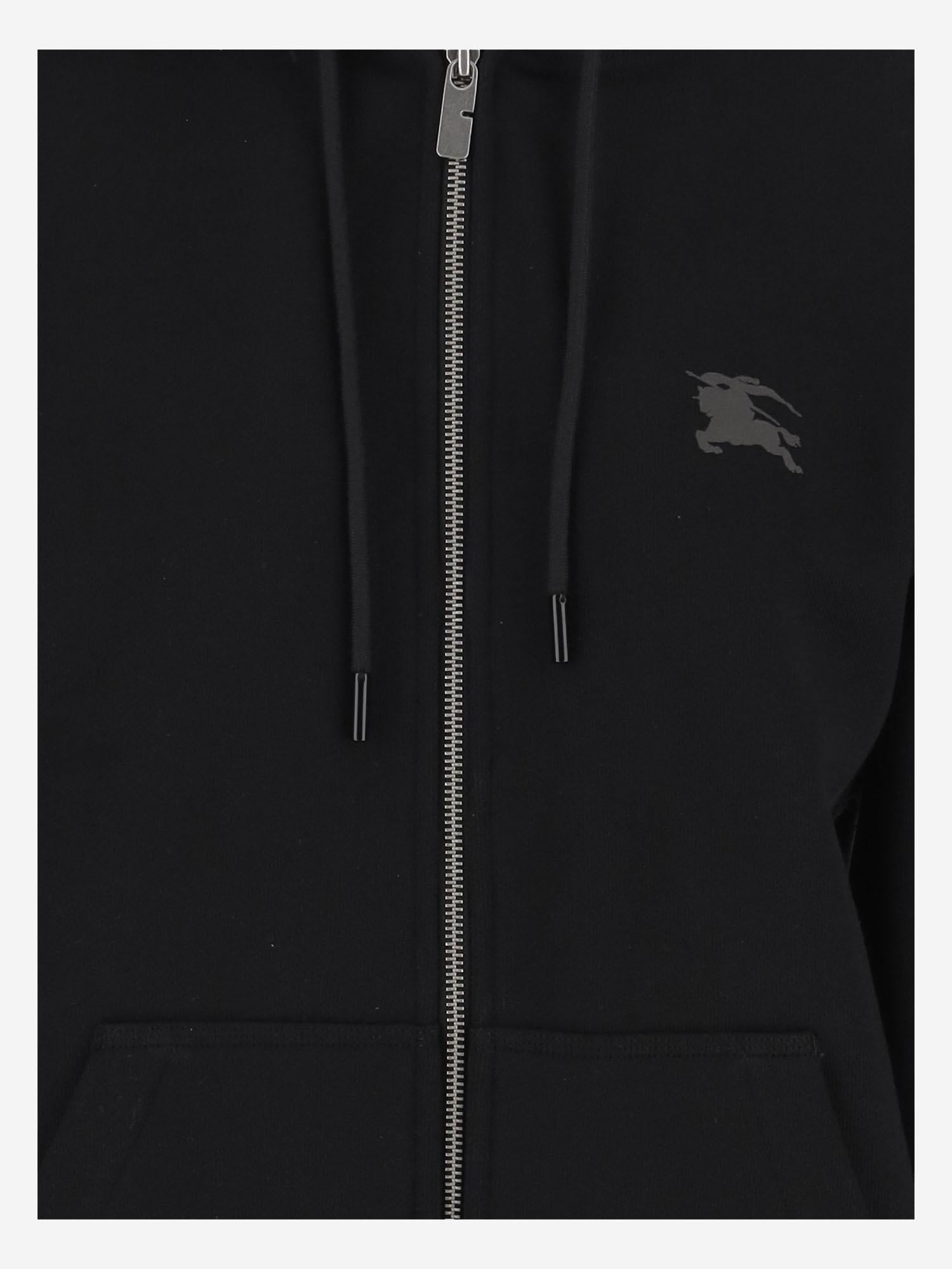 FELPA IN COTONE CON LOGO 8106262 BLACK BURBERRY