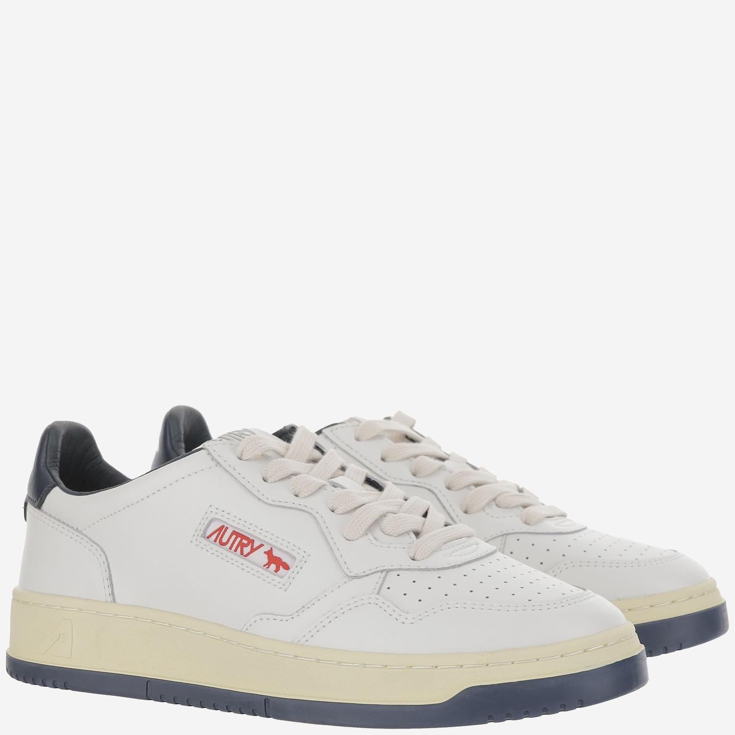 SNEAKERS LOW MEDIALIST MAISON KITSUNÉ x AUTRY AULMMK01 WHTBLU AUTRY