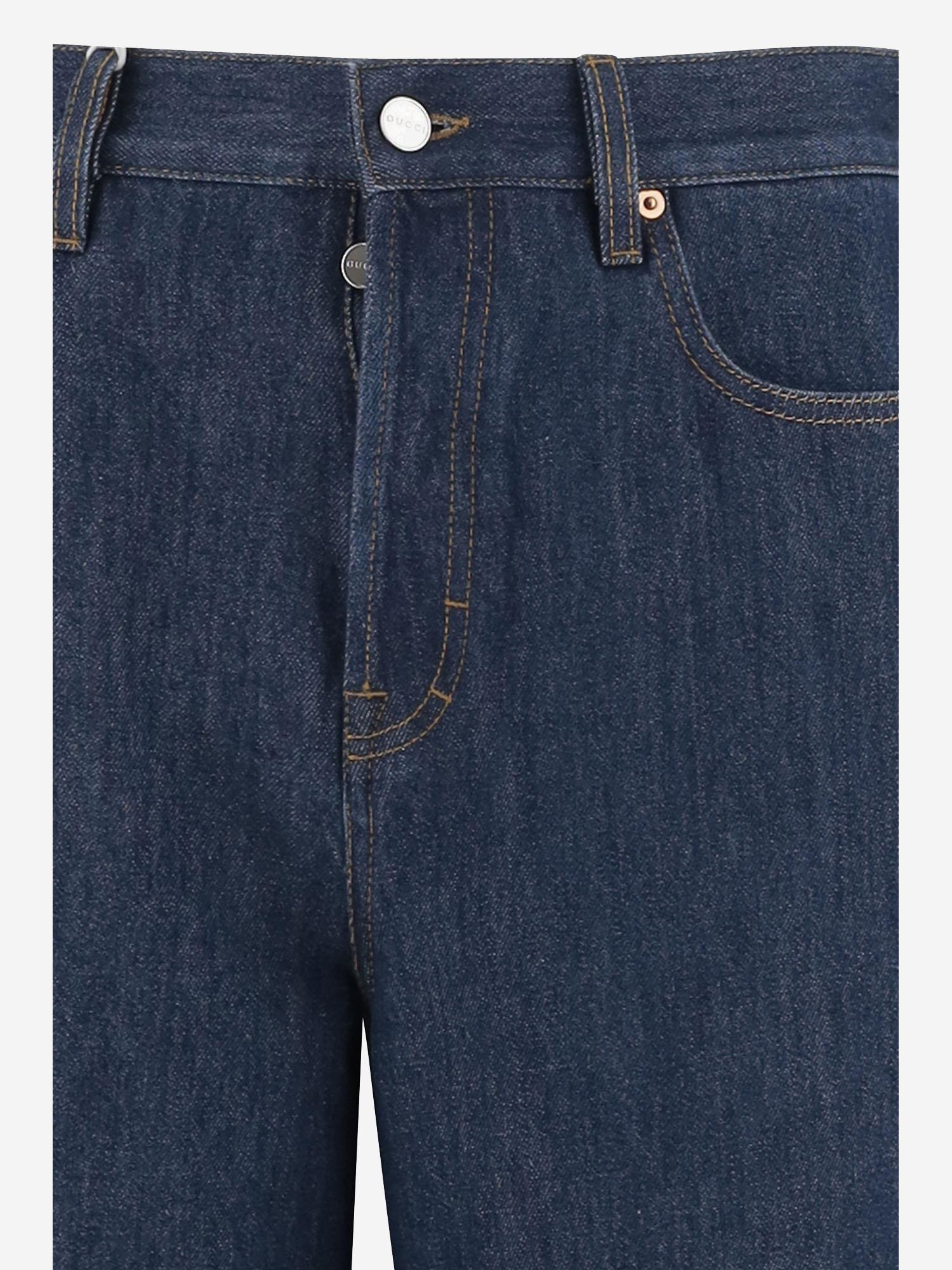 JEANS LARGO 5 TASCHE IN DENIM 812268 XDC5F4100 GUCCI