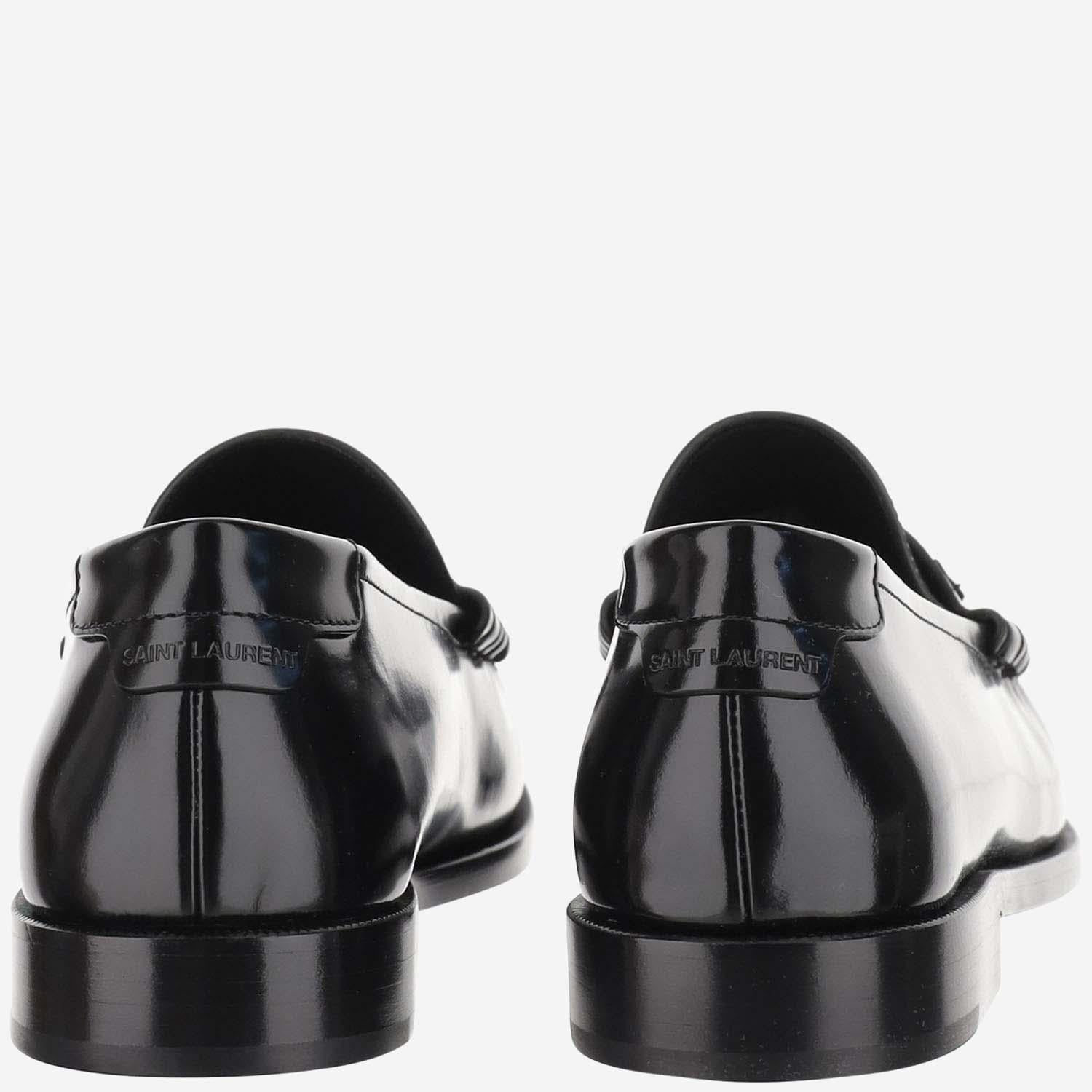 MOCASSINI MONOGRAM IN PELLE LISCIA 670231 AAA7R1000 SAINT LAURENT