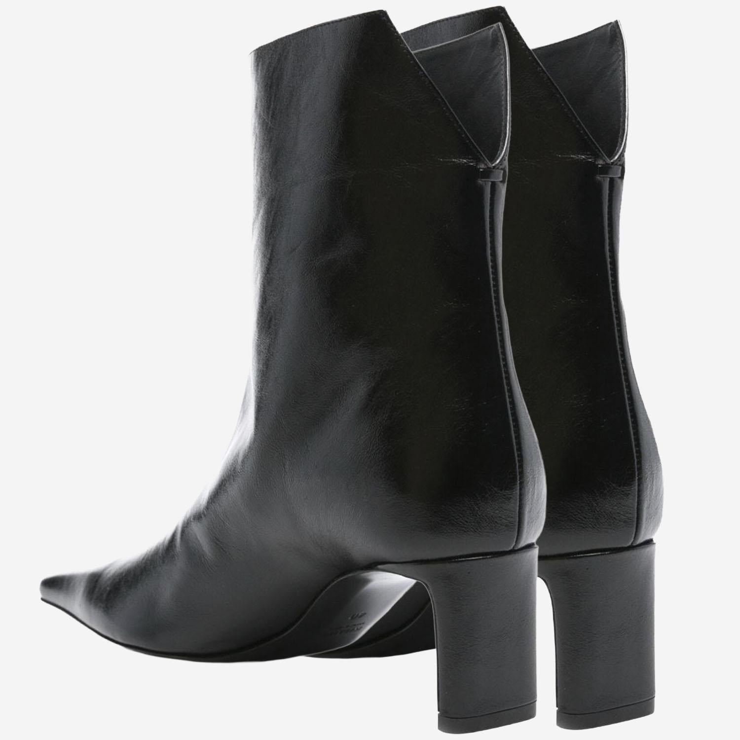 STIVALETTI ONA IN PELLE LUCIDA F1100907 200 KHAITE