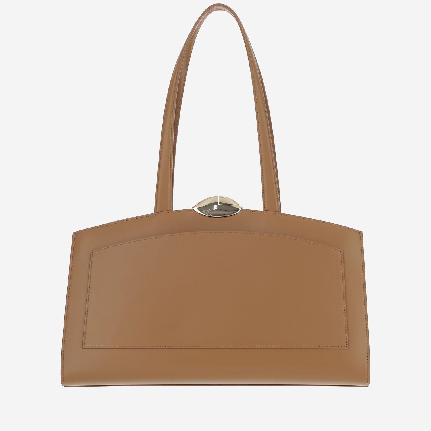 BORSA SERENA IN PELLE SERENA CARAMEL BENEDETTA BRUZZICHES