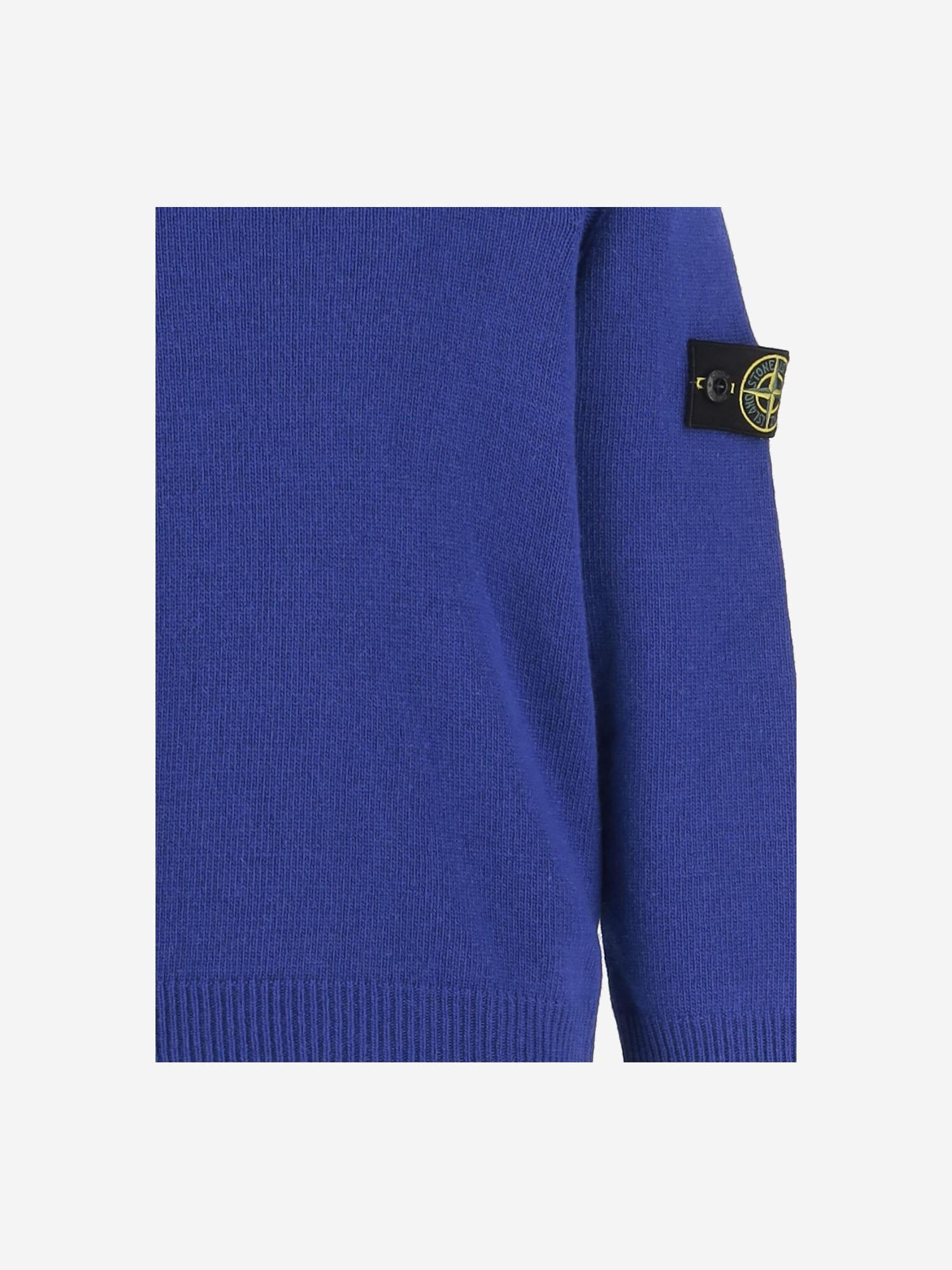 MAGLIONE IN MISTO LANA E VISCOSA 5100002 S00M1V0022 STONE ISLAND KIDS