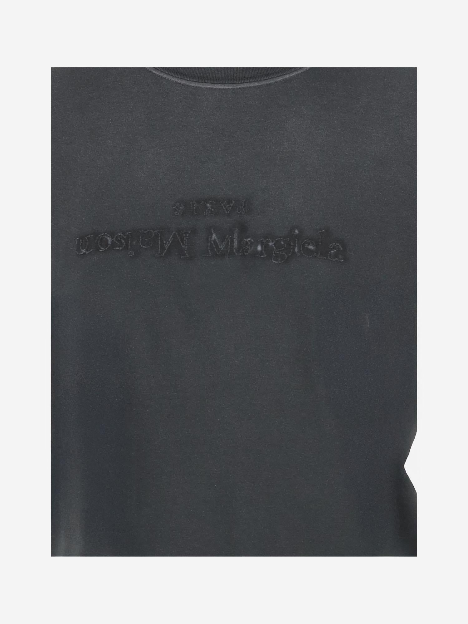 T-SHIRT IN COTONE CON LOGO S51GC0526 S20079970 MAISON MARGIELA