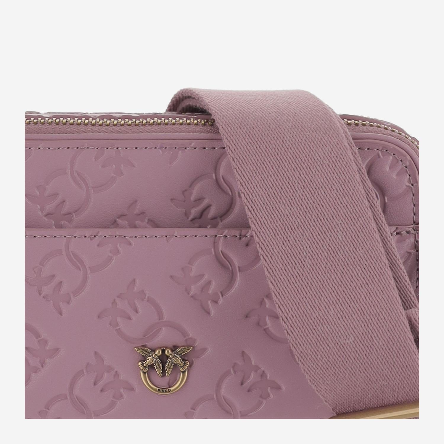 BORSA A TRACOLLA IN PELLE MONOGRAM 104292 A1YBN46Q PINKO