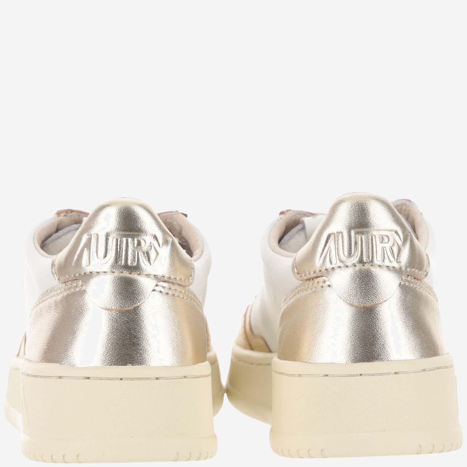 SNEAKERS MEDALIST LOW BICOLOR AULWWB16 WHTPLATINUM AUTRY