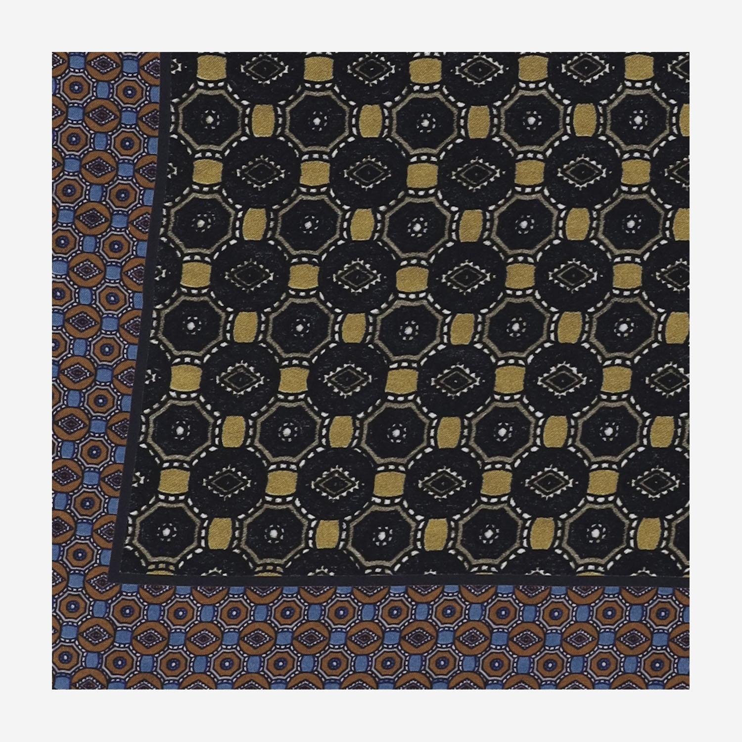 FOULARD IN SETA CON MOTIVO GEOMETRICO 011300 2210205 DRIES VAN NOTEN