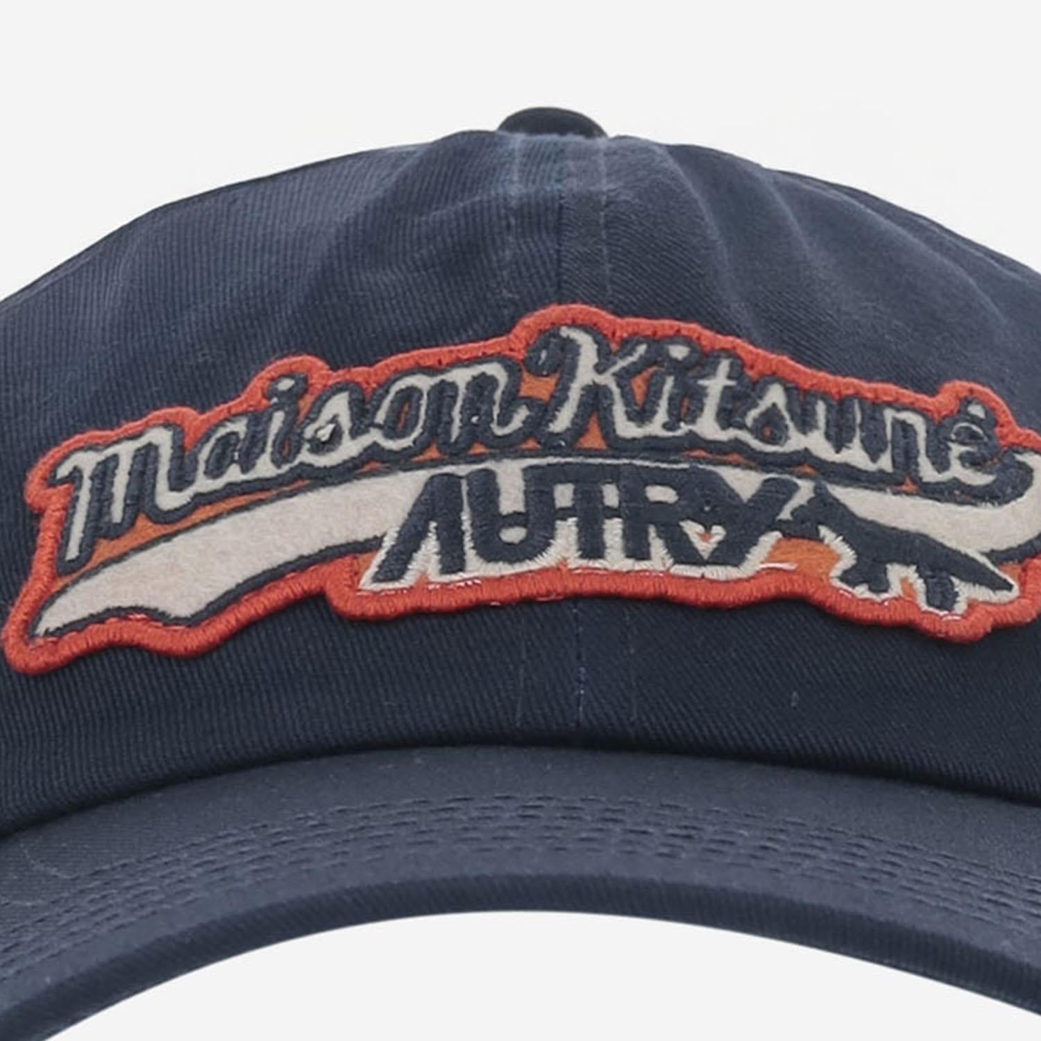 CAPPELLO DA BASEBALL AUTRY x MAISON KITSUNÉ ACPUMK3B BLUE AUTRY