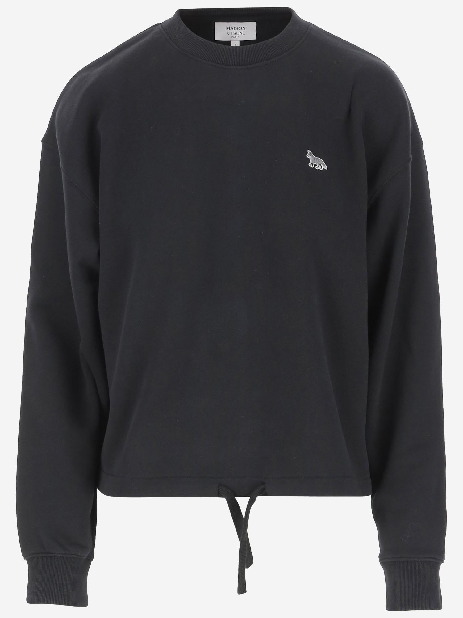 FELPA IN COTONE CON LOGO BABY FOX OW00302KM0325 P199 MAISON KITSUNE