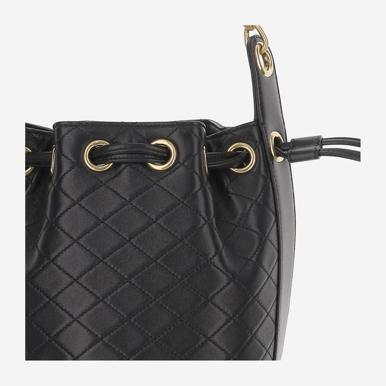 Borsa a secchiello CASSANDRE in pelle di agnello 840886 1EL071000 SAINT LAURENT