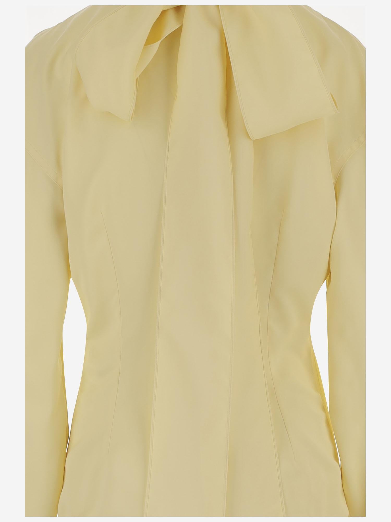 CAMICIA IN VISCOSA CON FIOCCO POSTERIORE 850982 ZATWW7281 GUCCI