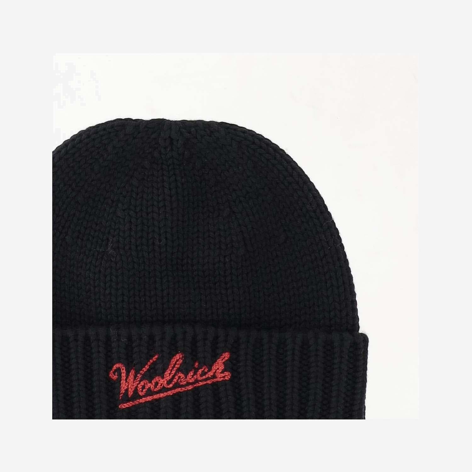 BEANIE IN LANA CON LOGO CFWOAC0288MRUF0428 100 WOOLRICH